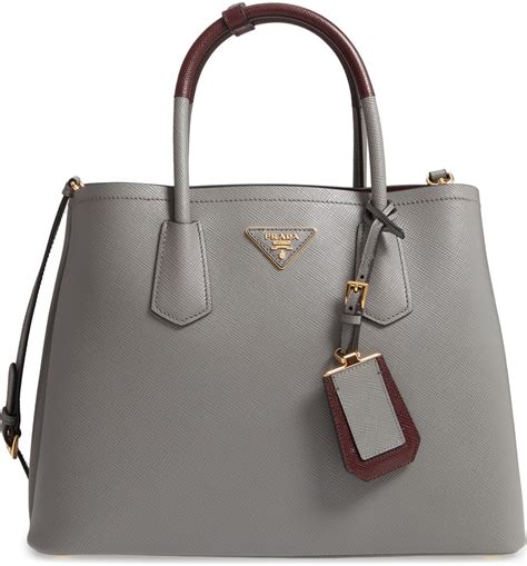 prada two tone bag|Prada Double Saffiano Leather Tote Bag .